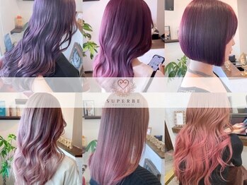 シュパーブ(SUPERBE)の写真/《トレンド×似合わせ》ワンランク上のデザインが叶う♪ブリーチ/ハイトーン/透明感/外国人風/韓国