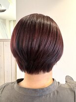 ネオリーブシェリエ 浅草店(Neolive cherie)&nbsp;ショート×ワインレッドカラー