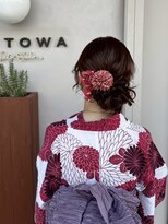 ルトワ(Lutowa)&nbsp;浴衣ヘア×シニオンスタイル。