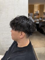 メンズクル(men's quru.)&nbsp;波巻きパーマ波巻きツイストスパイラルパーマメンズカット勝川