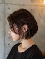ルーファス 下北沢(Ruufus) 【40代50代60代】似合わせ大人ショートボブ/前髪あり/髪質改善