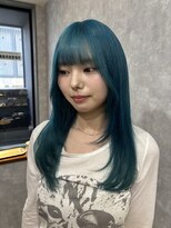 ルル(Lulu) ターコイズブルーレイヤースタイル