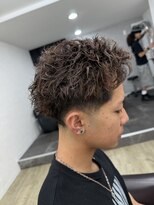 スウェル 成田店(Swell)&nbsp;スパイキーピンパーマ[成田駅/Men's/メンズカット/パーマ]