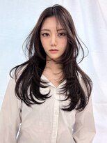キング 京橋店(K!ng)&nbsp;韓国オルチャンレイヤーカットシースルーバングハッシュカット