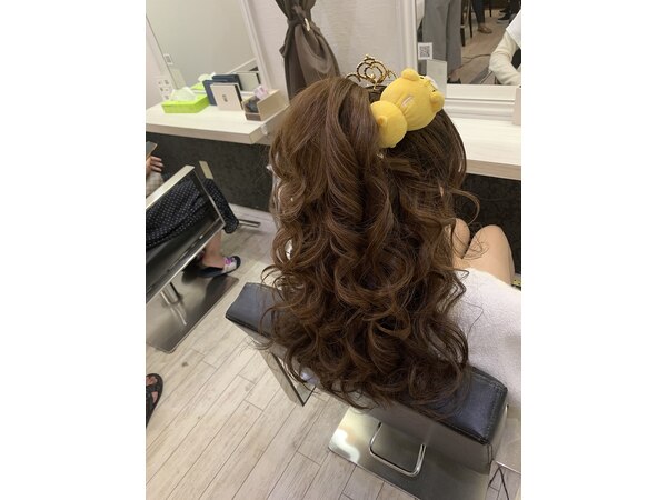 SIM tenjin ヘアアレンジ 結婚式