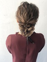 【人気】シニヨンパーティヘアセット　mutsuki