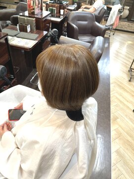 キャラ 池袋本店(CHARA) 【脱白髪染め】白髪ぼかしハイライト/大人のダブルカラー