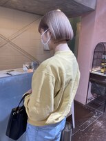 チカシツ(Chikashitsu)&nbsp;pale beige minibob/momoka