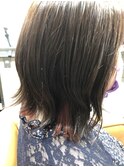 チラッと見えるインナーカラー《ラムネhairヒサマツマユミ》