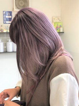 ヘアーメイク ニューヨーク 千駄木店(Hair Make NEWYORK) 透明感たっぷりラベンダーカラー