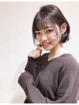 ネイロ 錦糸町(NeiRo)&nbsp;ボブカーキグレージュマッシュショート大人かわいい