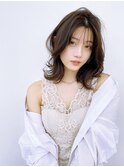 AXIS TAIKI STYLE☆ショコラアッシュミディの柔らかカール