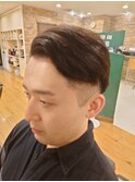 スキンフェード/アップバング/コンマヘア//眉カット<理容室>