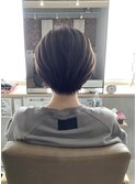 小顔補正立体カット