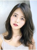 ブルベイエベ◎垢抜けシースルー☆愛されミディアム　新宿代々木