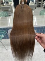 ロンドルーチェ 心斎橋(Lond luce)&nbsp;ダークアッシュ/ミディアムレイヤーカット［髪質改善/縮毛矯正］