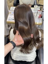 イオエ(ioe)&nbsp;黒髪/ボブルフ/ネビージュ/小顔/ワンレン/髪質改善/グレージュ