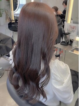 ロンドアヴァントゥス 池袋(Lond aventus) 【白玉カラー】韓国ミディアムヘア、ふんわりカール