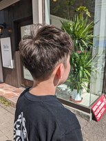 ベル(Belle)&nbsp;学生カット×男の子×ツーブロ×ショートマッシュ