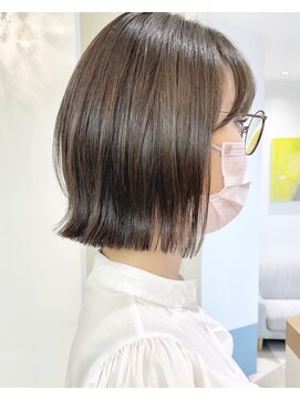 ローネス ギンザ(LONESS ginza) 切りっぱなしボブ　パツっとボブ　結べるボブ