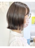 切りっぱなしボブ パツっとボブ 結べるボブ