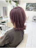 ラベンダーピンクダブルカラー