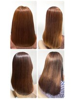 美容室フルール&nbsp;20代30代40代髪質改善カラーミルクティアッシュ