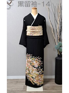 きものサロン すずめ屋 レンタル黒留袖-14(つづみ)