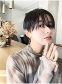 クールショートカットショートボブショコラアッシュ20代30代40代