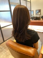 マーリャヘアー(mallia hair)&nbsp;レイヤースタイルレイヤーカットロングレイヤー小顔スタイル