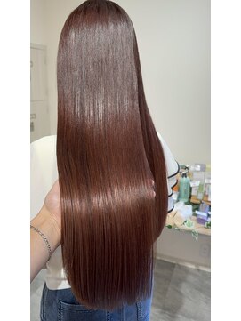 パプスドコワフュール 甲子園口店(Pap's de coiffeur) 艶艶ピンクブラウン