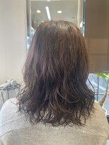 ネバーランド 平成店(NEVER LAND)&nbsp;ニュアンスパーマ/ブラウンカラー/ミディアムパーマ