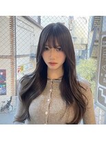 ウィリートーキョー 渋谷(WELLY TOKYO)&nbsp;透明感アッシュカラー 韓国式レイヤーカット