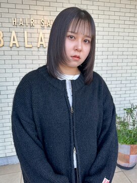 バランス(BALANCE.) お顔周りレイヤースタイル