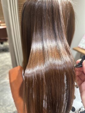 リジェール 鶴舞店 ベージュ×艶髪