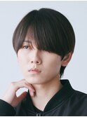 黒髪マッシュナチュラルマッシュメンズヘア韓国ツーブロック