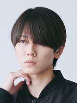 黒髪マッシュナチュラルマッシュメンズヘア韓国ツーブロック
