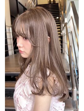 アンベリール 大名(Embellir) 【megumi】レイヤーカット.アッシュブラウン