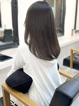 セルカ 新宿(CERCA) 新宿韓国風ミディアムグレージュダブルカラー艶髪