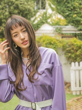 カバーヘア ブリス 上尾西口店(COVER HAIR bliss) オン眉大人ガーリーレイヤーロングフレンチカジュアルtk上尾!