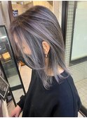 ハイライト・髪質改善・ケアブリーチ・ダメージレス・寒色系
