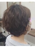 お手入れ簡単パーマ