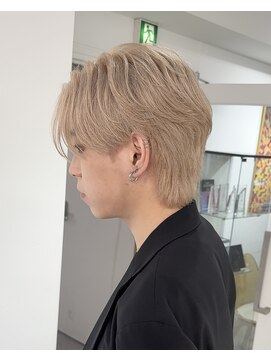 メンズペレ 渋谷(MEN'S PELE) スペインカール/スパイキーショート/ブルーブラック/渋谷