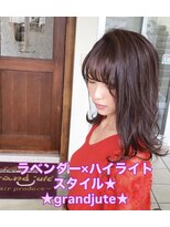 グランジュテ(grandjute) 似合わせカット★ハイライト★白髪ぼかし★髪質改善★カラー