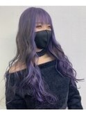 【covo柏★shiori】バイオレットなフェイスフレーミングカラー