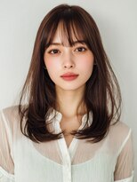 トリッカ シブヤ(TRICCA SHIBUYA)&nbsp;韓国/ベージュ/透明感カラー/レイヤーカット/シースルーバング