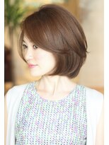 ビューブルー 亀戸錦糸町(VIEW BLUE)&nbsp;黒髪オリーブグレー小顔ココアベージュショートボブ