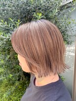 カノウ(Know)&nbsp;40代50代60代大人可愛い切りっぱなしボブ/白髪ぼかしハイライト