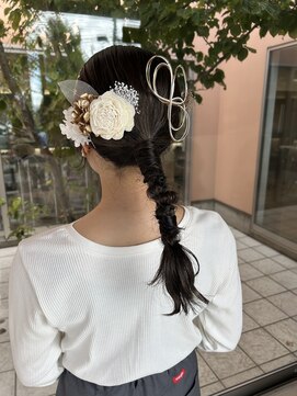 クロエ バイ ラヴィズム 小針店(CLOE by LUVISM) お呼ばれローポニースタイル