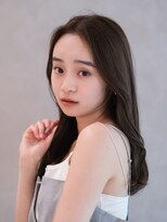 ガーデンヨコハマエスト(GARDEN YOKOHAMA est)&nbsp;ミディアム　セミディ　シアーカラー　ストレート　美髪